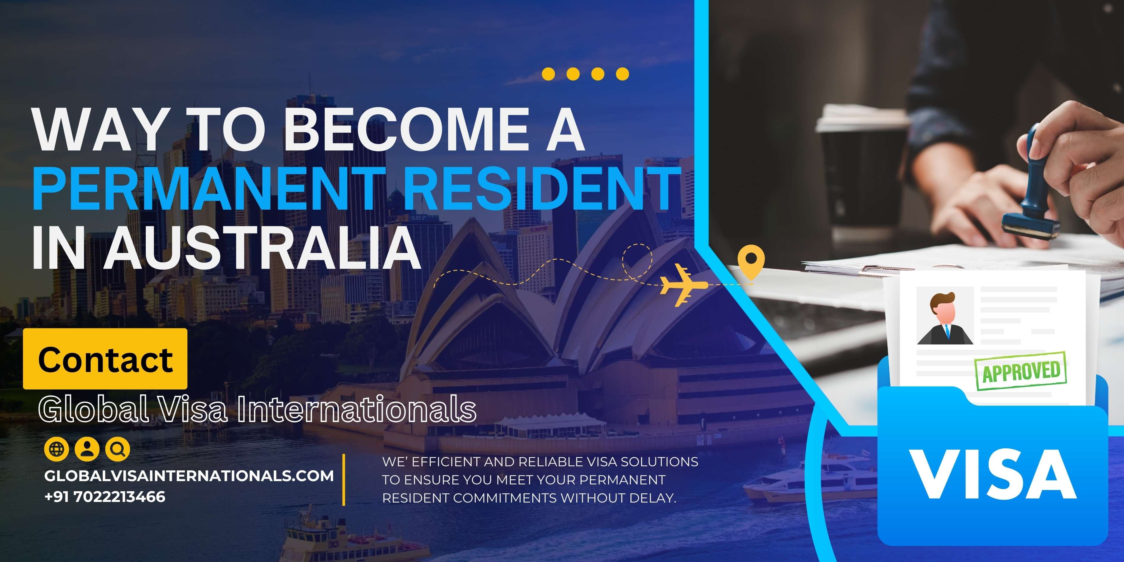 Australia landscape representing permanent residence and settlement planning